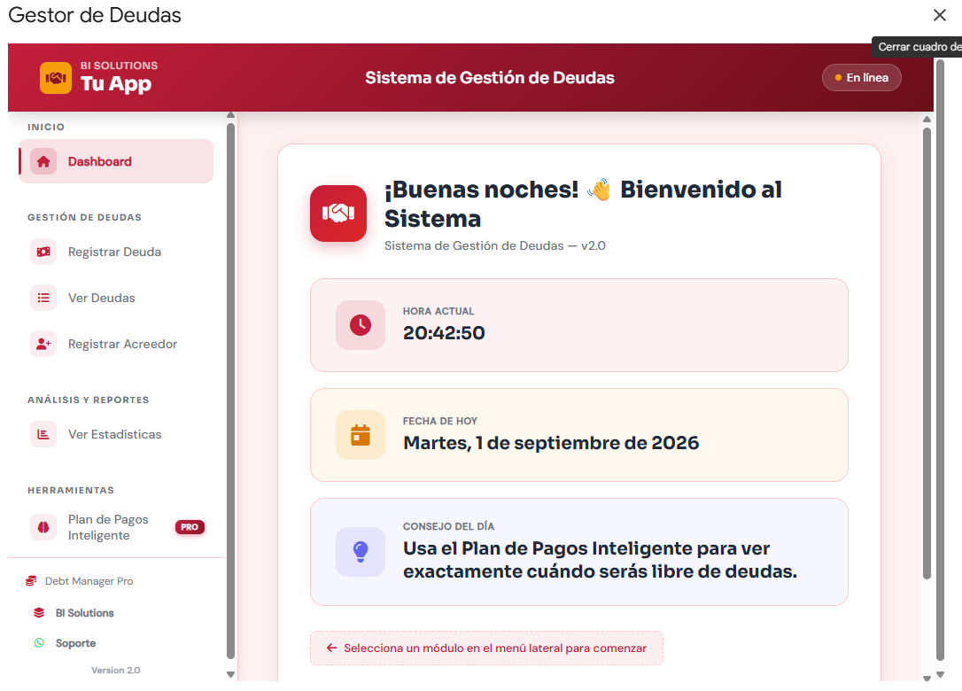Sistema de Deudas