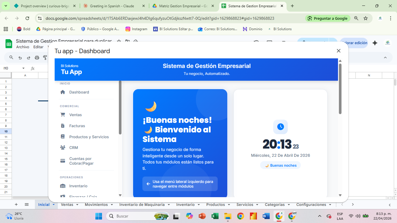 Sistema de Gestión Empresarial