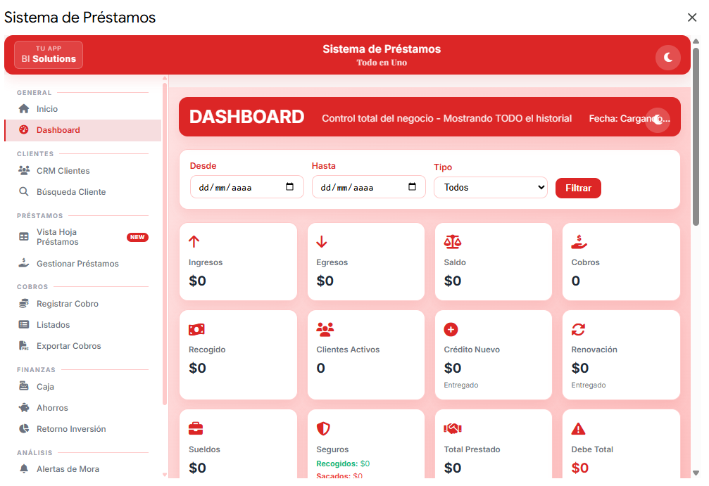 Dashboard